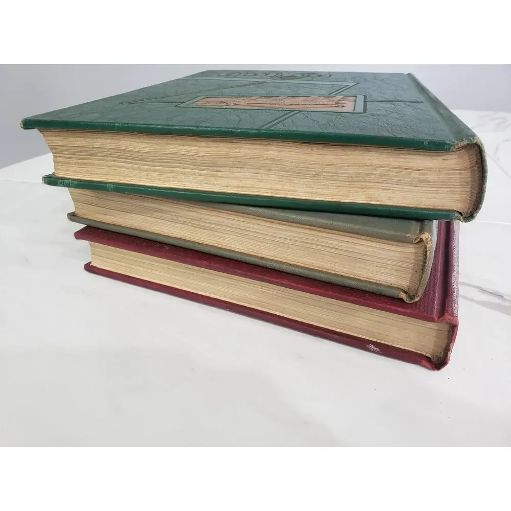 1947 - 1948 - 1949 - lot The Bomb Yearbook Iowa State College WWII Era Year Book